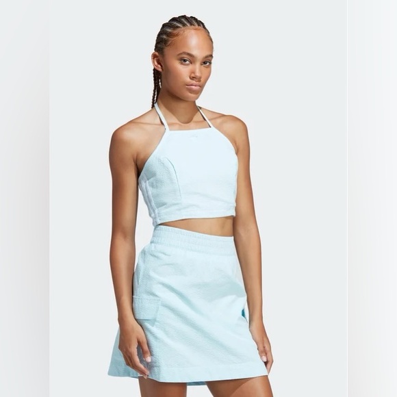 ◾️Adidas Poplin Halter Tank Top - Picture 3 of 16